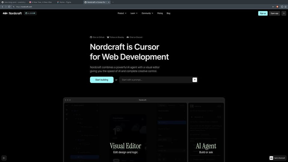The Brave browser running in Omarchy.